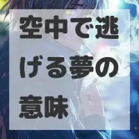 空中で逃げる夢のサムネイル