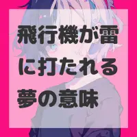 飛行機が雷に打たれる夢のサムネイル