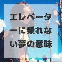 エレベーターに乗れない夢のサムネイル