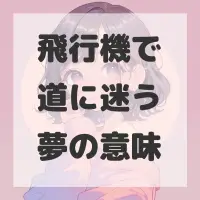 飛行機で道に迷う夢のサムネイル