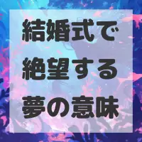 結婚式で絶望する夢のサムネイル