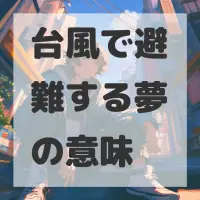 台風で避難する夢のサムネイル
