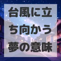 台風に立ち向かう夢のサムネイル