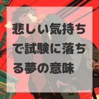 悲しい気持ちで試験に落ちる夢のサムネイル