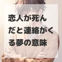 恋人が死んだと連絡がくる夢のサムネイル画像