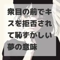 衆目の前でキスを拒否されて恥ずかしい夢のサムネイル