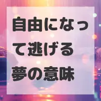 自由になって逃げる夢のサムネイル