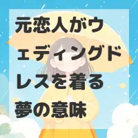 元恋人がウェディングドレスを着る夢のサムネイル
