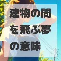 建物の間を飛ぶ夢のサムネイル