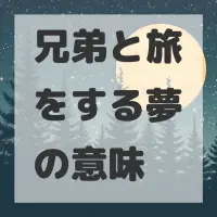 兄弟と旅をする夢のサムネイル