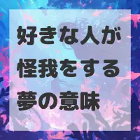 好きな人が怪我をする夢のサムネイル