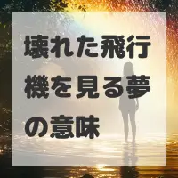 壊れた飛行機を見る夢のサムネイル