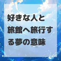 好きな人と旅館へ旅行する夢のサムネイル