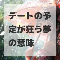 デートの予定が狂う夢のサムネイル