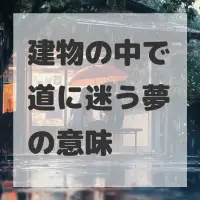 建物の中で道に迷う夢のサムネイル