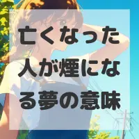 亡くなった人が煙になる夢のサムネイル