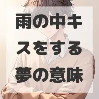 雨の中キスをする夢のサムネイル