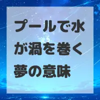 プールで水が渦を巻く夢のサムネイル