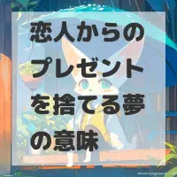 恋人からのプレゼントを捨てる夢のサムネイル