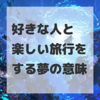 好きな人と楽しい旅行をする夢のサムネイル