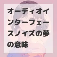 オーディオインターフェースノイズの夢のサムネイル