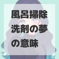 風呂掃除洗剤の夢のサムネイル画像