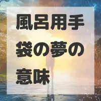 風呂用手袋の夢のサムネイル画像