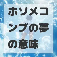 ホソメコンブの夢のサムネイル