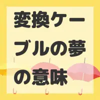 変換ケーブルの夢のサムネイル画像