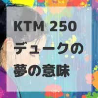 KTM 250デュークの夢のサムネイル
