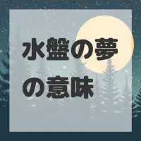 水盤の夢のサムネイル画像
