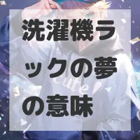 洗濯機ラックの夢のサムネイル画像
