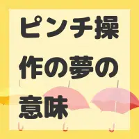 ピンチ操作の夢のサムネイル画像