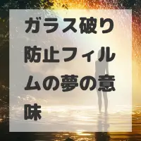 ガラス破り防止フィルムの夢のサムネイル画像