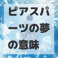 ピアスパーツの夢のサムネイル画像