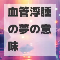 血管浮腫の夢のサムネイル画像