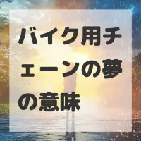バイク用チェーンの夢のサムネイル画像
