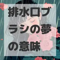 排水口ブラシの夢のサムネイル画像