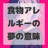 食物アレルギーの夢のサムネイル画像