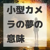小型カメラの夢のサムネイル画像