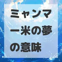 ミャンマー米の夢のサムネイル