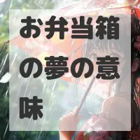 お弁当箱の夢のサムネイル画像