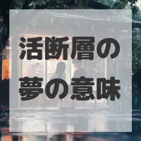 活断層の夢のサムネイル画像