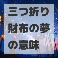 三つ折り財布の夢のサムネイル