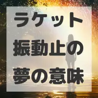 ラケット振動止の夢のサムネイル画像