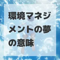環境マネジメントの夢のサムネイル画像