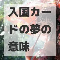 入国カードの夢のサムネイル