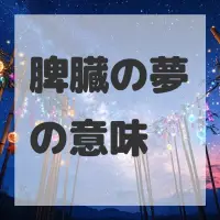 脾臓の夢のサムネイル画像