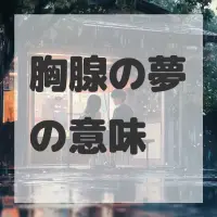 胸腺の夢のサムネイル画像