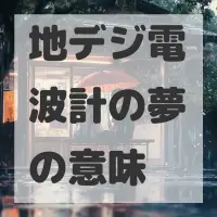 地デジ電波計の夢のサムネイル画像